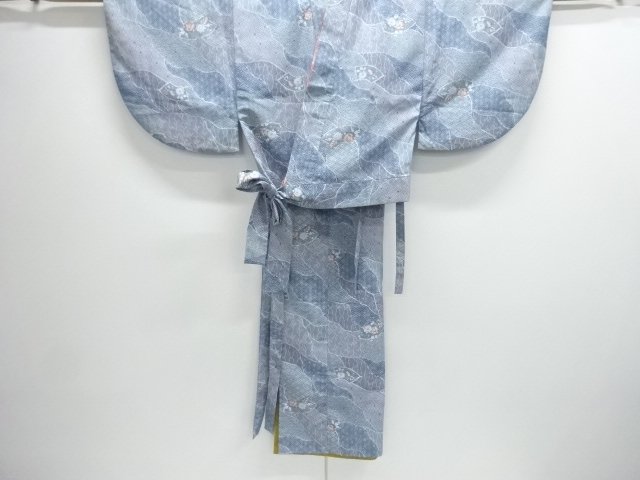 JAPANESE KIMONO / KOMON / TWO-PIECE / FLOWER CLASSICAL PATTERN